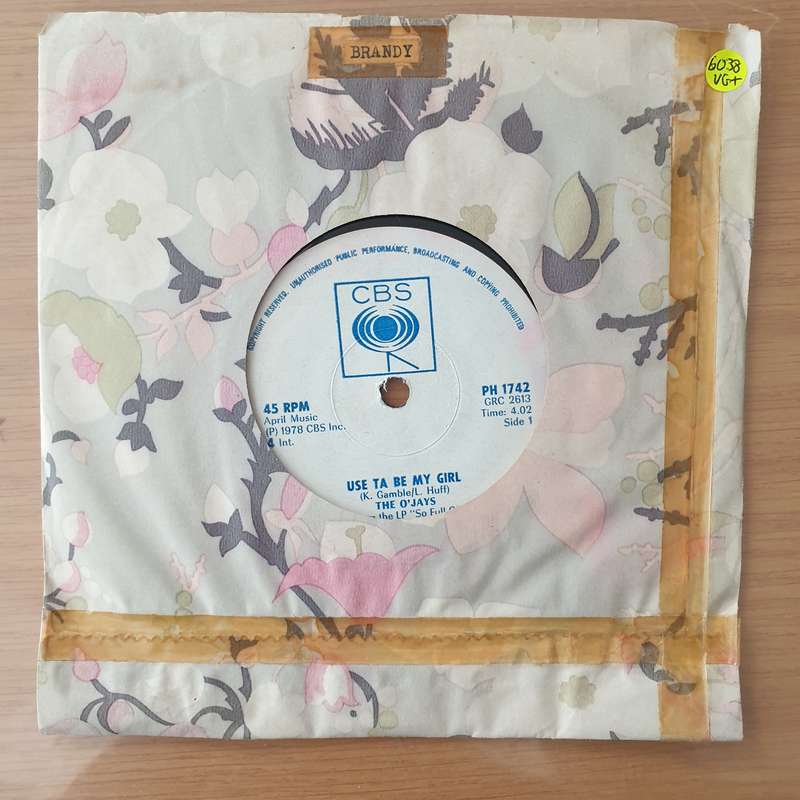 The O'Jays  Use Ta Be My Girl (Rhodesia) - Vinyl 7" Record - Very-Good+ Quality (VG+)