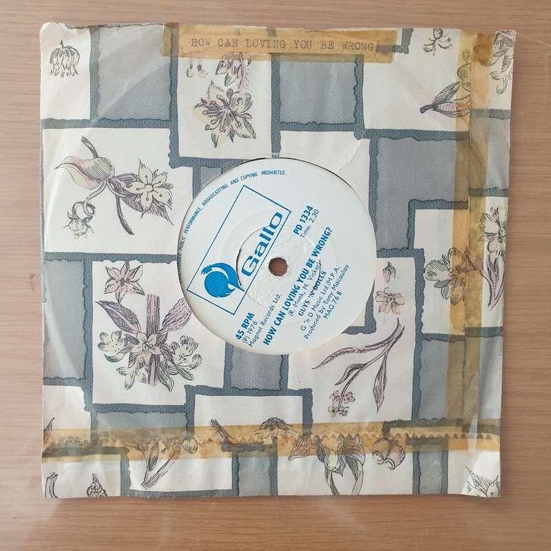 Guys 'n' Dolls  Stoney Ground (Rhodesia) - Vinyl 7" Record - Very-Good+ Quality (VG+)