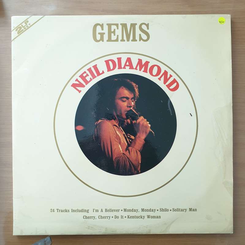 Neil Diamond - Gems  Double Vinyl LP Record - Very-Good+ Quality (VG+)