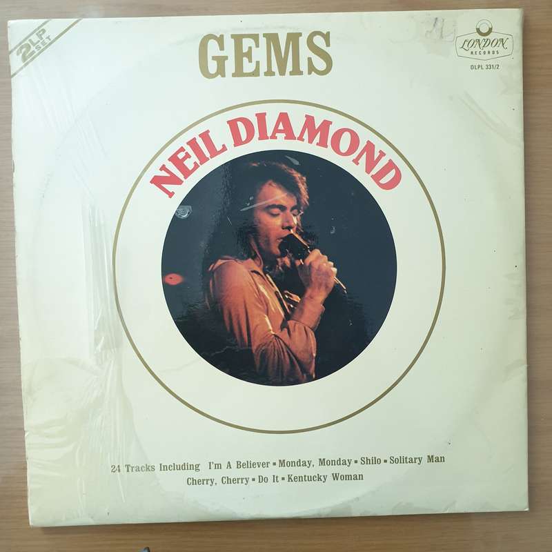 Neil Diamond - Gems  Double Vinyl LP Record - Very-Good+ Quality (VG+)
