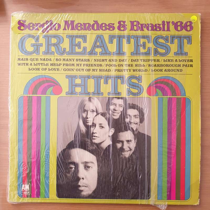 Sergio Mendes & Brasil '66  Greatest Hits - Vinyl LP Record - Very-Good+ Quality (VG+)