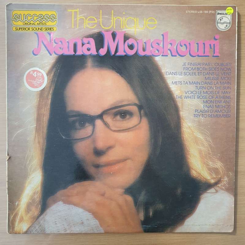 The Unique Nana Mouskouri - Vinyl LP Record - Very-Good+ Quality (VG+)