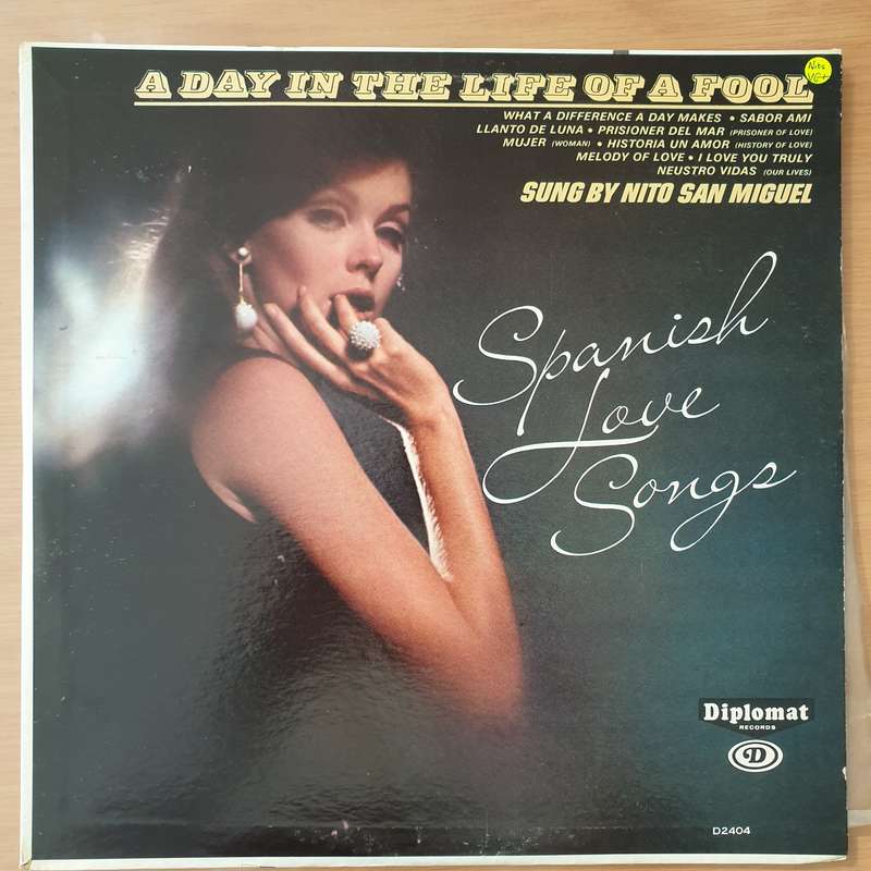 Nito San Miguel  Spanish Love Songs - Vinyl LP Record - Very-Good+ Quality (VG+)