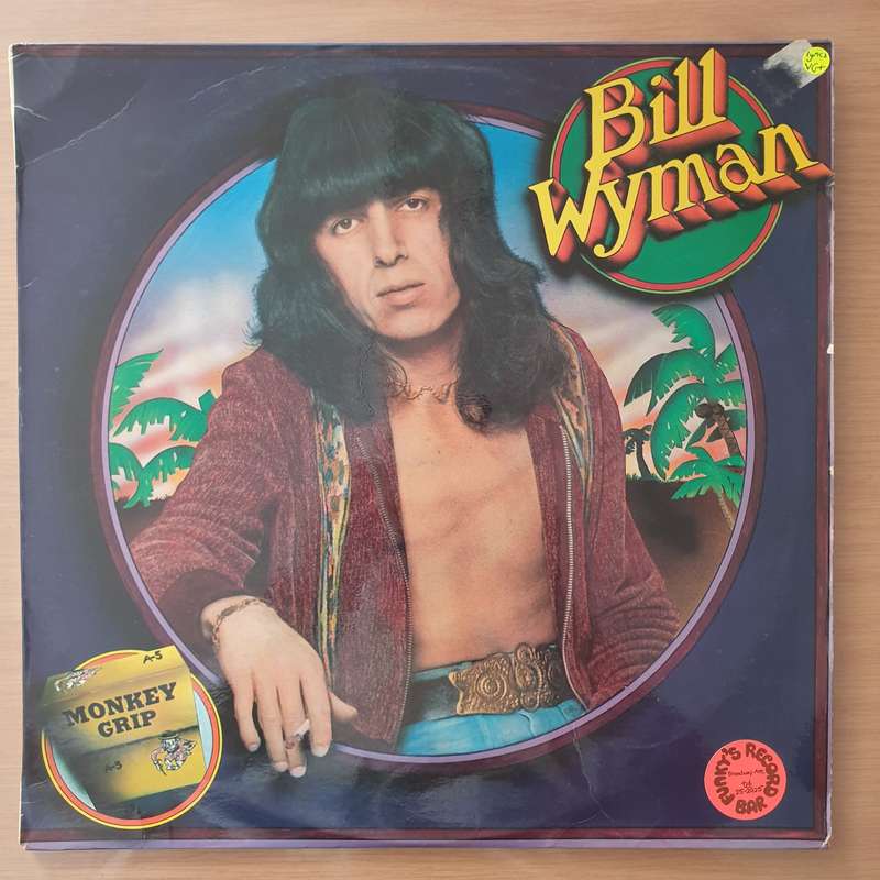 Bill Wyman  Monkey Grip - Vinyl LP Record - Very-Good+ Quality (VG+)