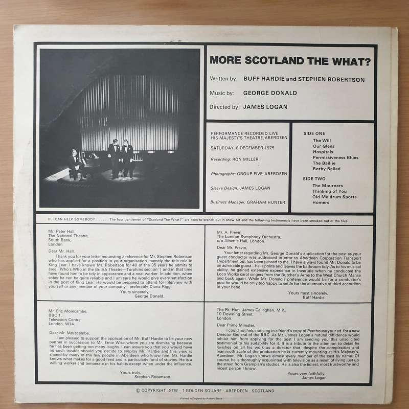 Scotland The What?  More Scotland The What?  Vinyl LP Record - Very-Good+ Quality (VG+)