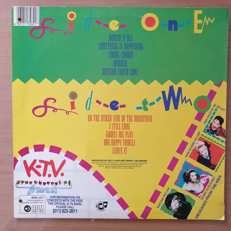The Kids (Rare SA Release)  Vinyl LP Record - Very-Good+ Quality (VG+)
