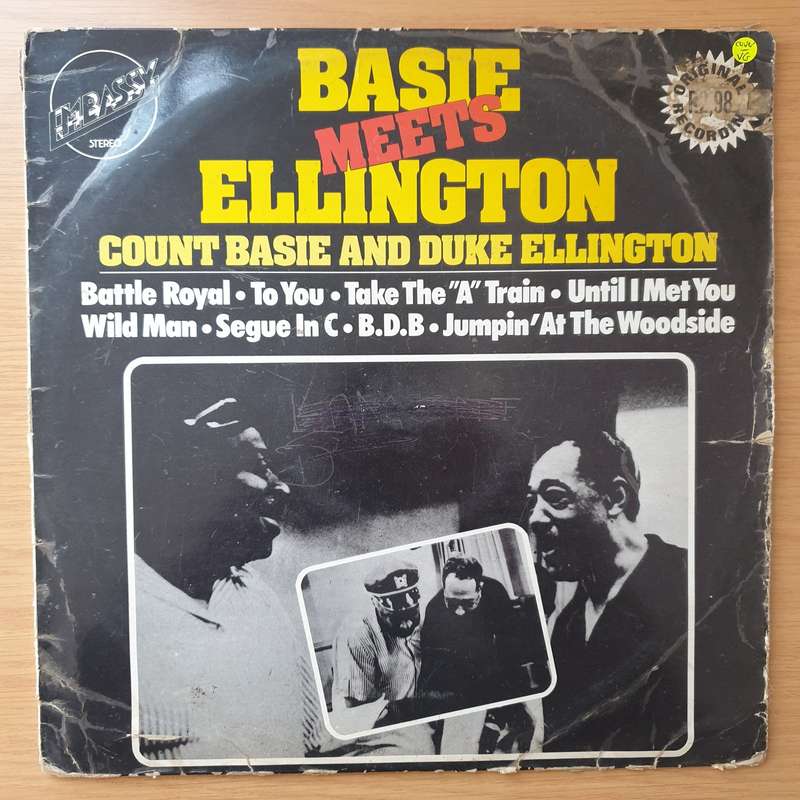 Count Basie And Duke Ellington  Basie Meets Ellington - Vinyl LP Record (VG-)