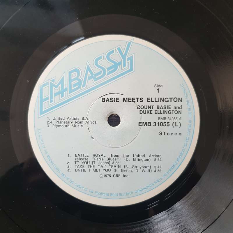 Count Basie And Duke Ellington  Basie Meets Ellington - Vinyl LP Record (VG-)