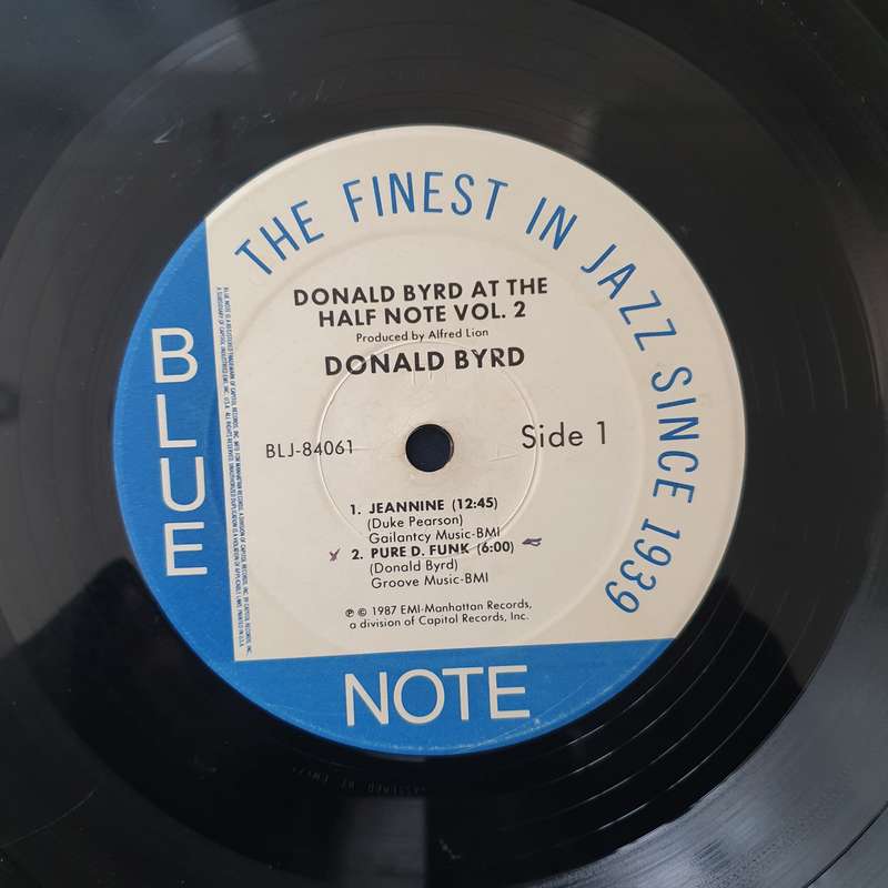 Donald Byrd  At The Half Note Cafe, Vol. 2  Vinyl LP Record - Very-Good- Quality (VG-) (ver...