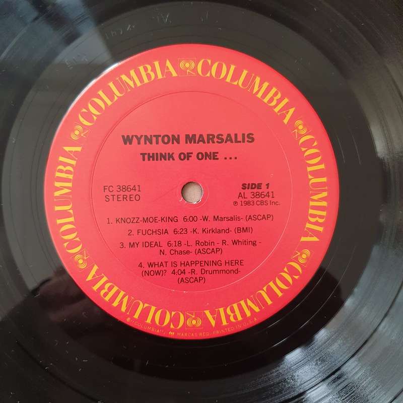 Wynton Marsalis  Think Of One  Vinyl LP Record - Very-Good+ Quality (VG+)