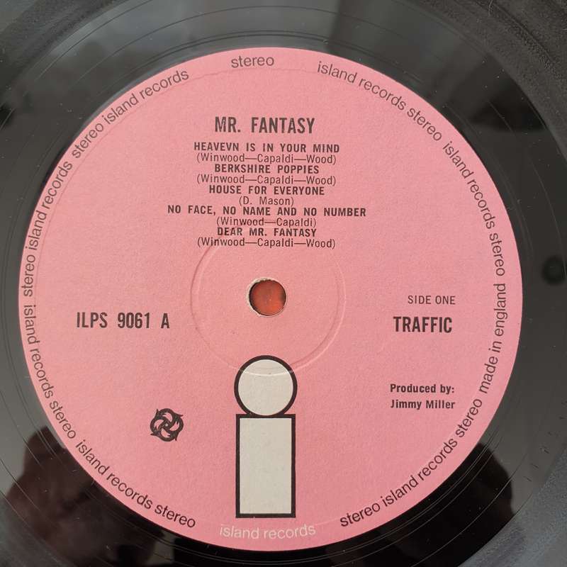 Traffic - Mr Fantasy - Vinyl LP Record - Very Good+ Quality (VG+)