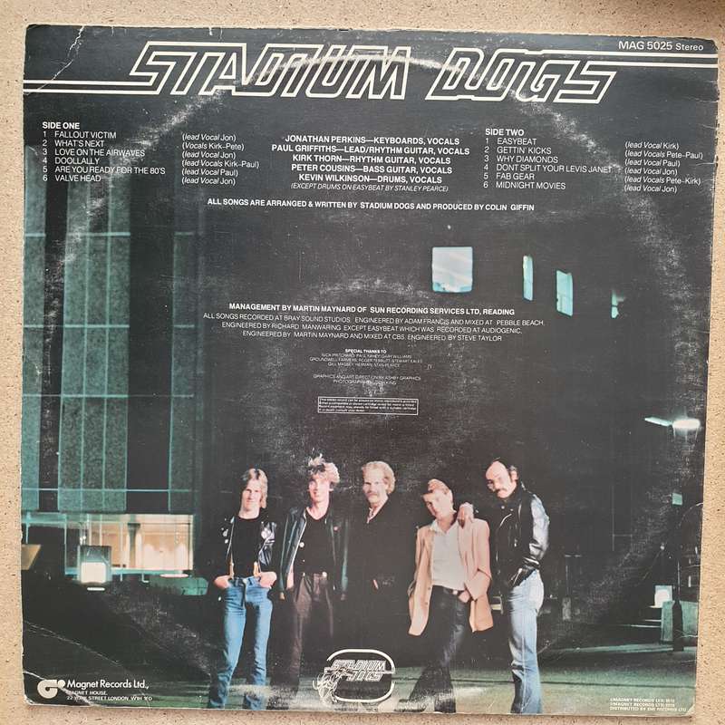 Stadium Dogs  What's Next - Vinyl LP Record - Very-Good+ Quality (VG+)