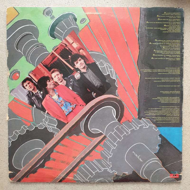 Bram Tchaikovsky  Pressure - Vinyl LP Record - Very-Good+ Quality (VG+)