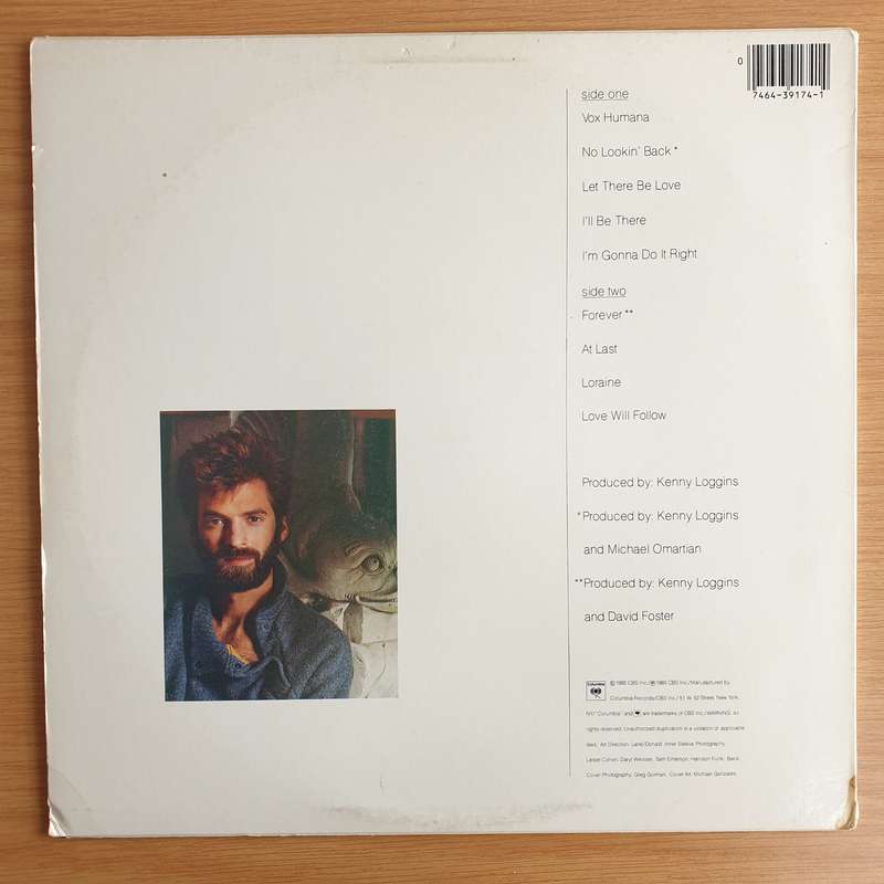 Kenny Loggins  Vox Humana - Vinyl LP Record - Very-Good+ Quality (VG+)