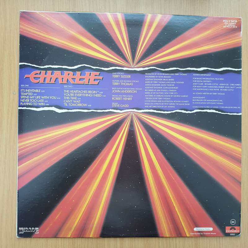 Charlie  Charlie  Vinyl LP Record - Very-Good+ Quality (VG+)