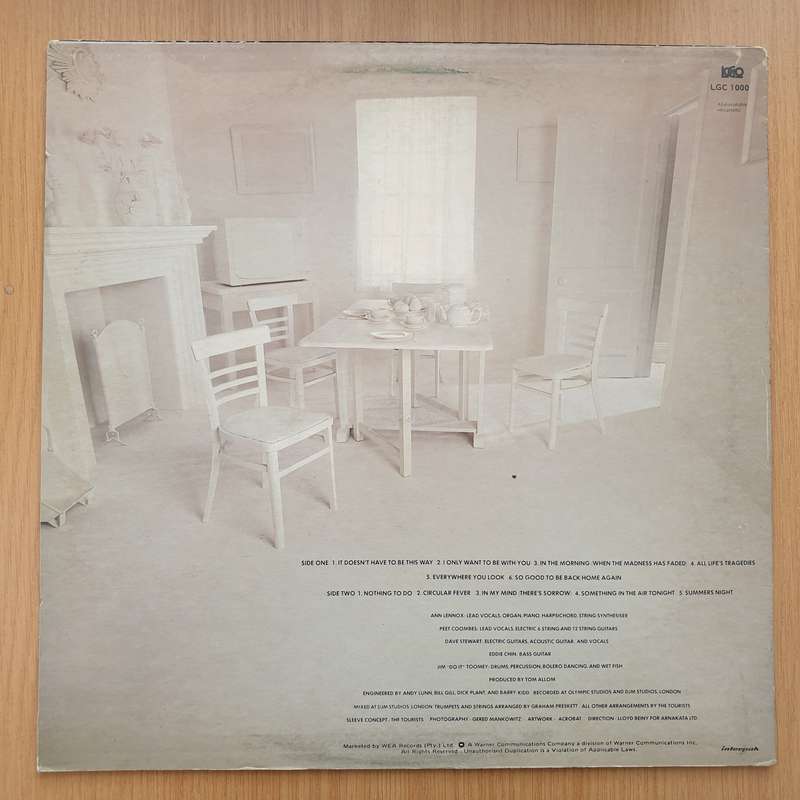 The Tourists  Reality Effect -  Vinyl LP Record - Very-Good+ Quality (VG+)