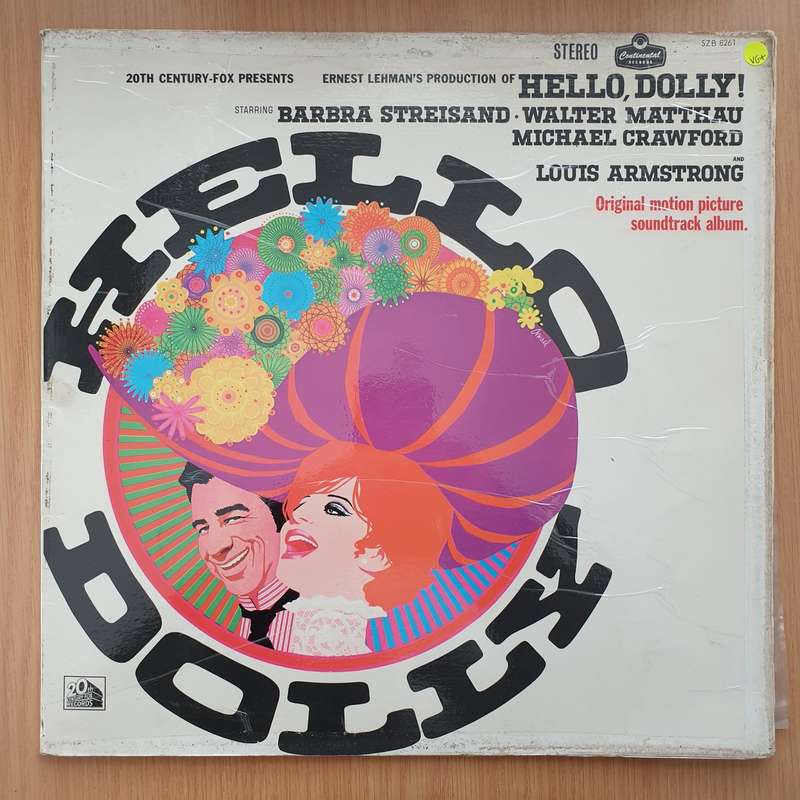 Hello Dolly!  - Original Motion Picture Soundtrack Album - Vinyl LP Record - Very-Good+ Quality (...