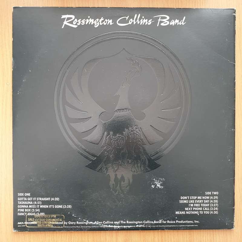 Rossington Collins Band  This Is The Way  Vinyl LP Record - Very-Good+ Quality (VG+)