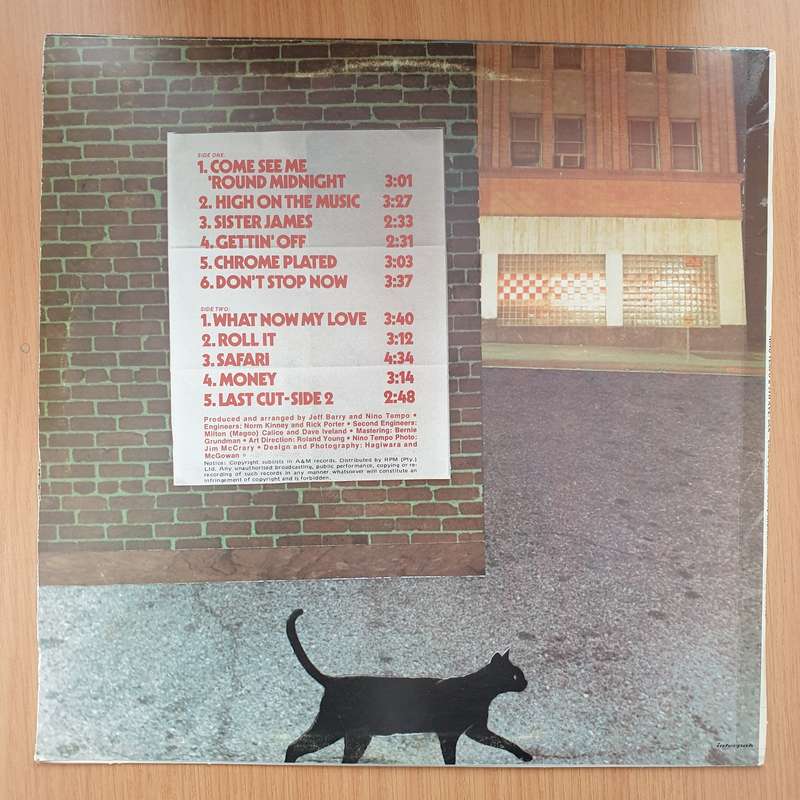 Nino Tempo & 5th Ave. Sax  Come See Me 'Round Midnight -  Vinyl LP Record - Very-Good+ Quality...