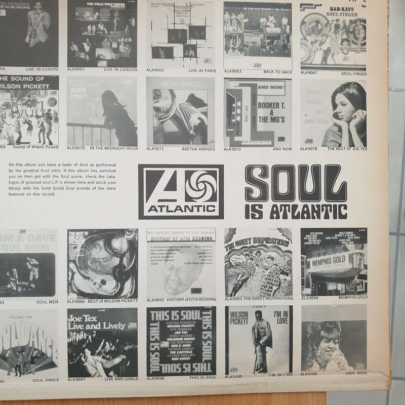 Atlantic Is Soul - Various Artists - Vinyl LP Record - Very-Good+ Quality (VG+)
