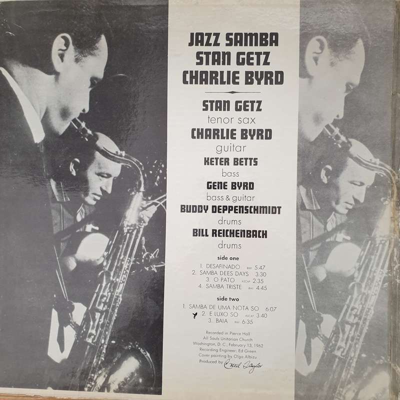 Stan Getz / Charlie Byrd  Jazz Samba - Vinyl LP Record - Very-Good- Quality (VG-)