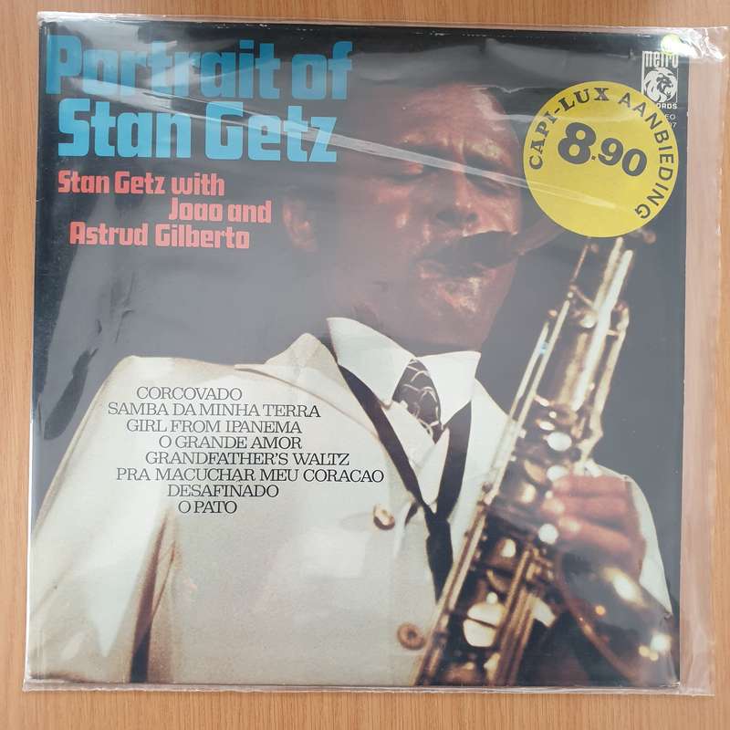 Stan Getz With Joao Gilberto And Astrud Gilberto  Portrait Of Stan Getz-  Vinyl LP Record - Ve...