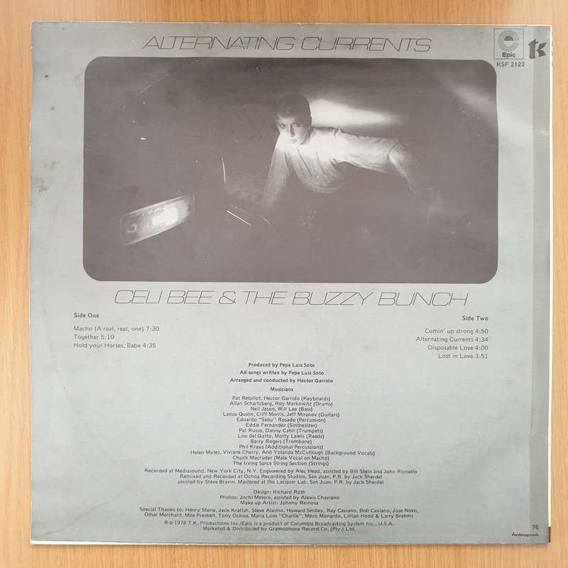 Celi Bee & The Buzzy Bunch  Alternating Currents  Vinyl LP Record - Very-Good+ Quality (...