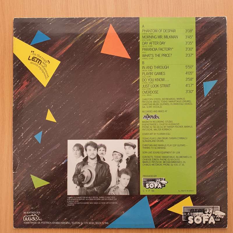 Sofa  Take A Seat!...   Vinyl LP Record - Very-Good+ Quality (VG+)