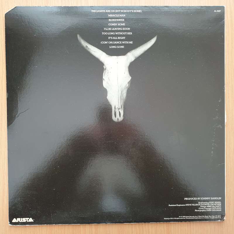 Outlaws  In The Eye Of The Storm  Vinyl LP Record - Very-Good+ Quality (VG+)
