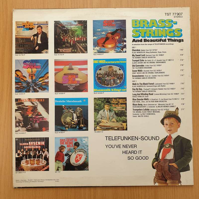 Brass -Strings And Beautiful Things - Vinyl LP Record - Very-Good+ Quality (VG+)