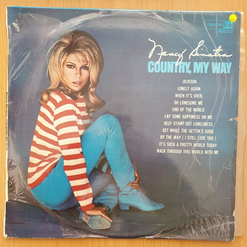 Nancy Sinatra - Country, My Way   Vinyl LP Record - Very-Good+ Quality (VG+)