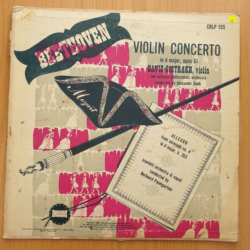 David Oistrach, Alexander Gauk  Beethoven, Violin Concerto In D Major opus 61 , Allegro from S...