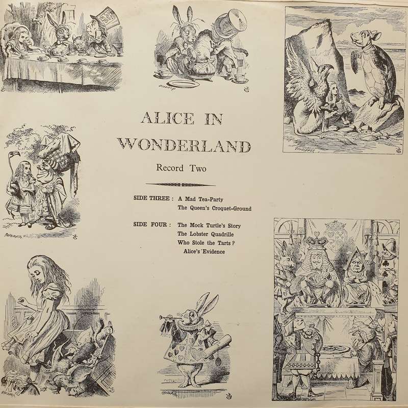Lewis Carroll  Alice In Wonderland - Vinyl LP Record - Very-Good+ Quality (VG+)