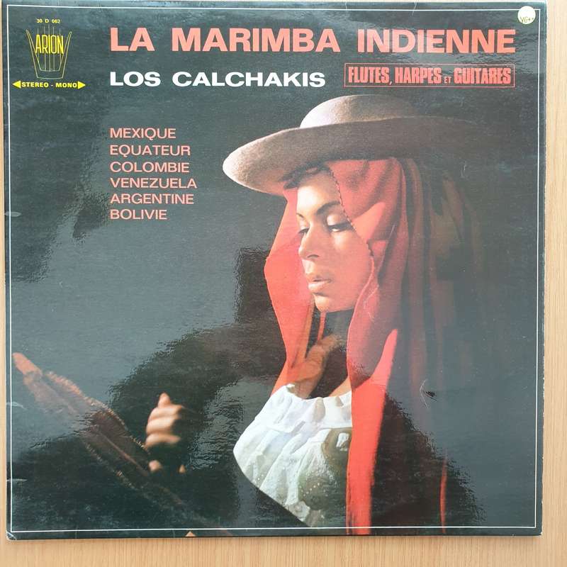 Los Calchakis  La Marimba Indienne -  Vinyl LP Record - Very-Good+ Quality (VG+)