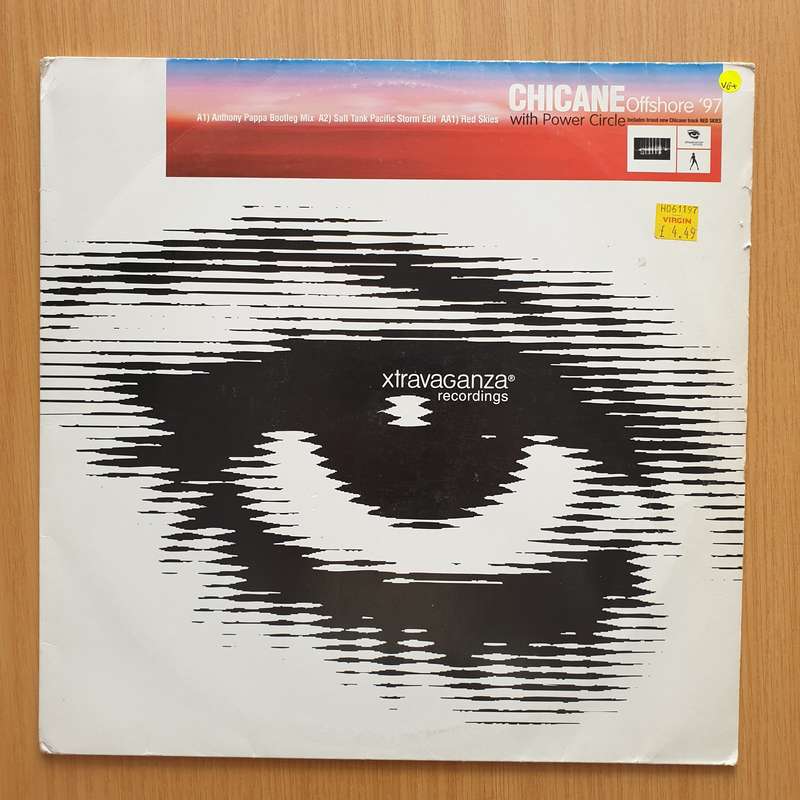 Chicane With Power Circle  Offshore '97 - Vinyl LP Maxi Record - Very-Good+ Quality (VG+)