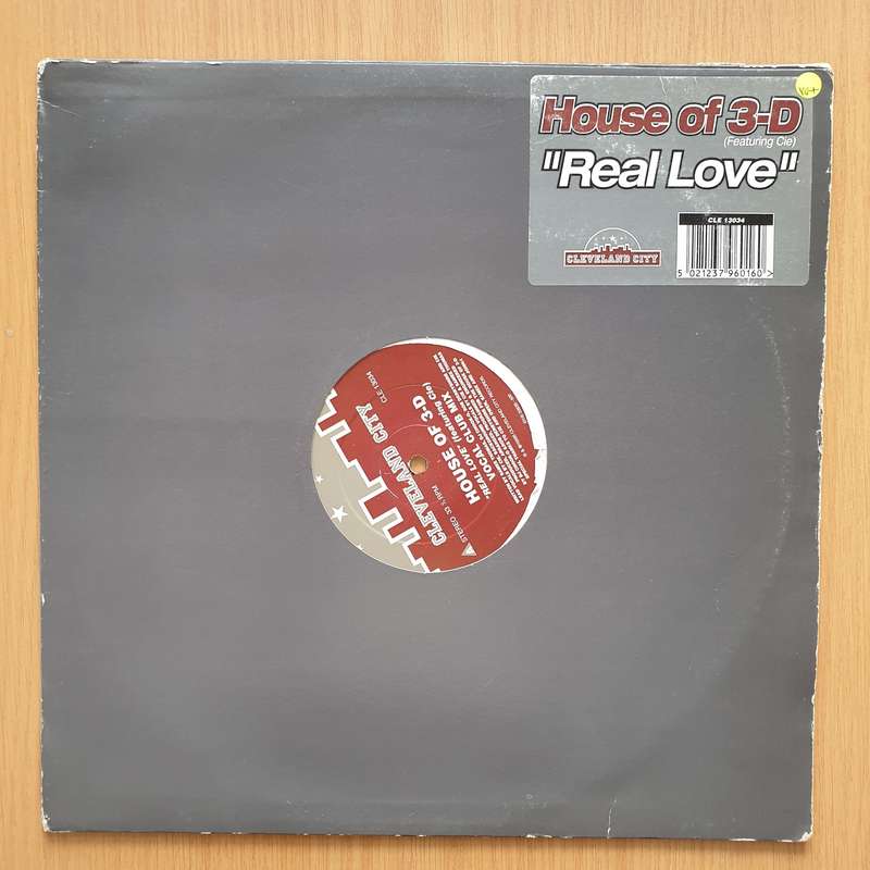 House of 3-D  Real Love - Vinyl LP Record - Very-Good+ Quality (VG+)