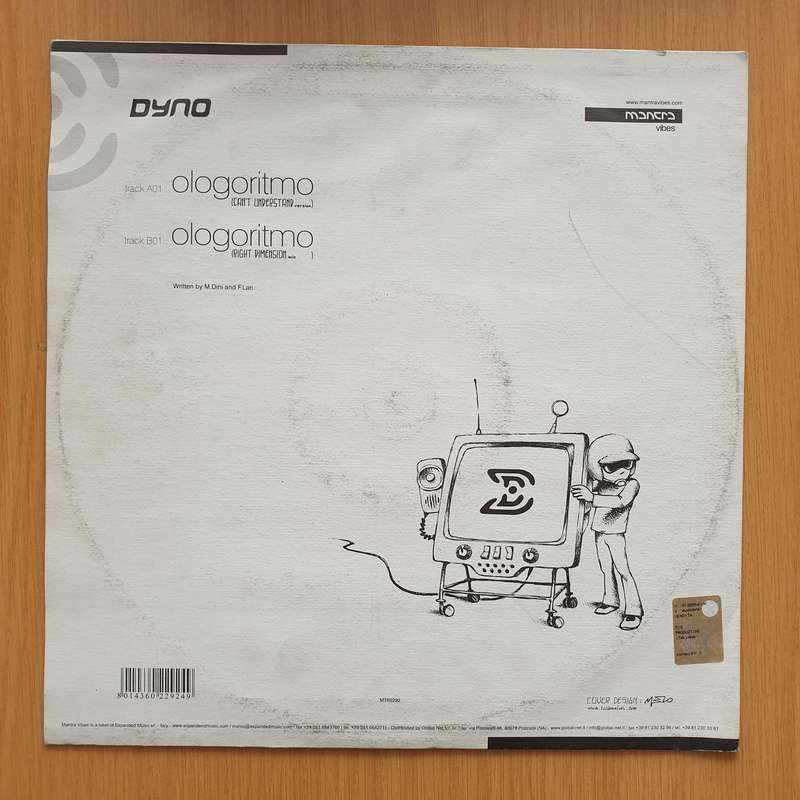 Dyno  Ologoritmo - Vinyl LP Record - Very-Good+ Quality (VG+)