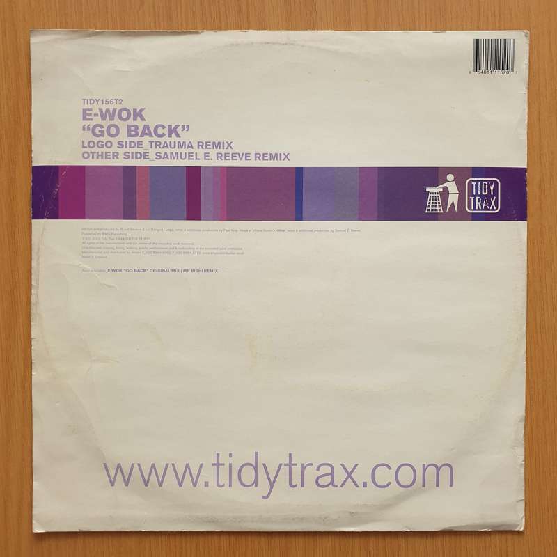 E-Wok  Go Back (Remixes) - Vinyl LP Record - Very-Good+ Quality (VG+)