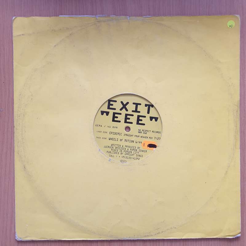 Exit "EEE"*  Epidemic - Vinyl LP Record - Very-Good+ Quality (VG+)