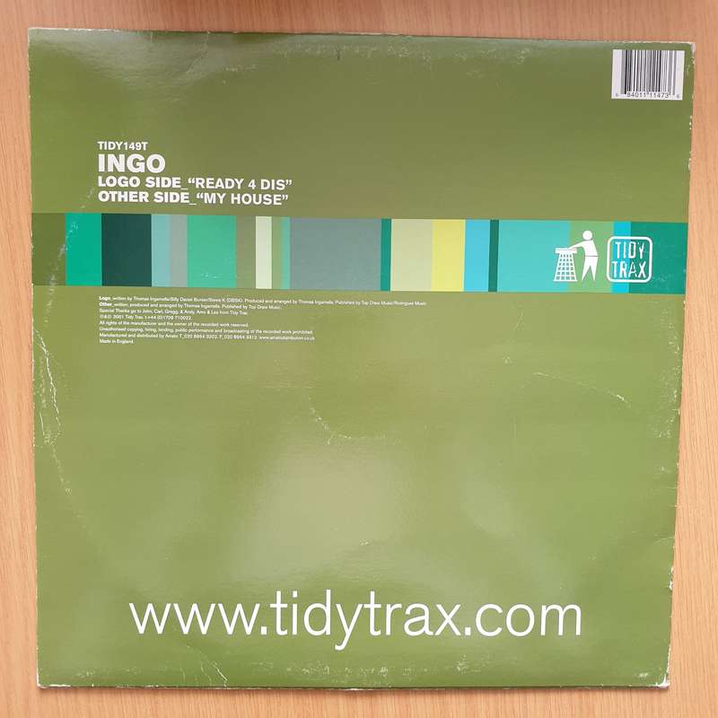 Ingo  Ready 4 Dis / My House - Vinyl LP Record - Very-Good+ Quality (VG+)