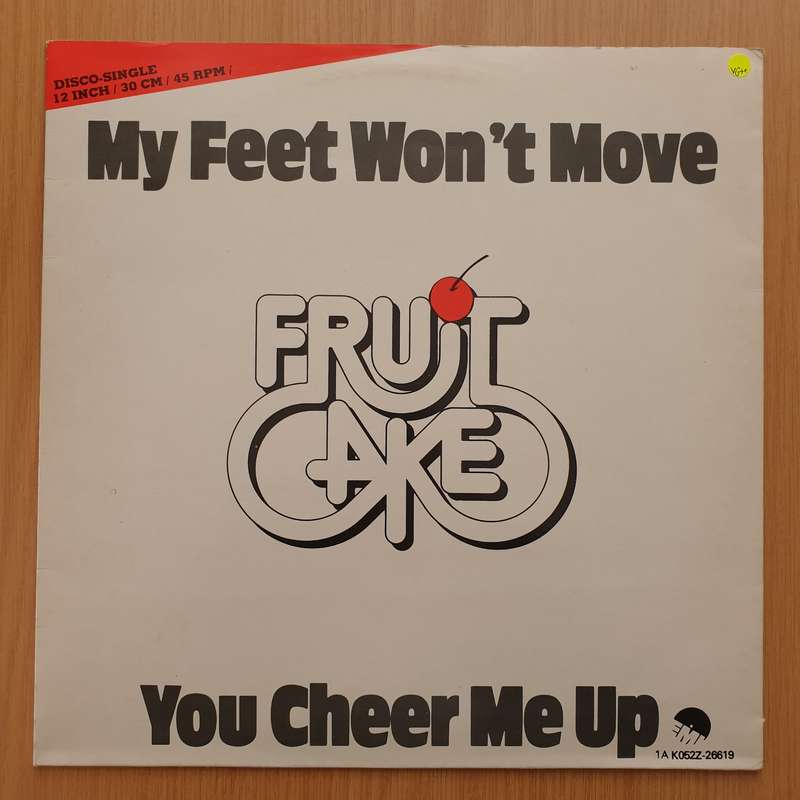 Fruitcake  My Feet Won't Move / You Cheer Me Up  Vinyl LP Record - Very-Good+ Quality (VG+)...
