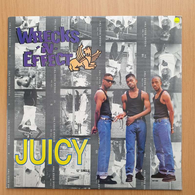Wrecks-N-Effect  Juicy  Vinyl LP Record - Very-Good+ Quality (VG+) (verygoodplus)