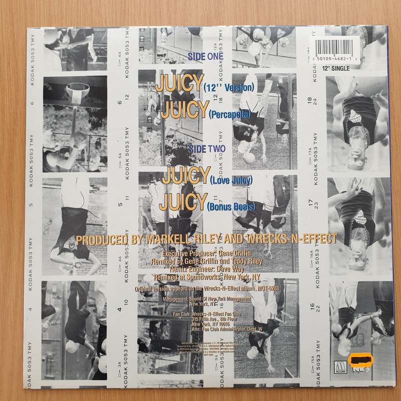 Wrecks-N-Effect  Juicy  Vinyl LP Record - Very-Good+ Quality (VG+) (verygoodplus)