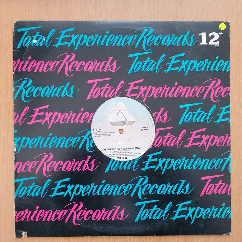 Titiyo  After The Rain (The Remixes)  Vinyl LP Record - Very-Good+ Quality (VG+) (verygoodp...
