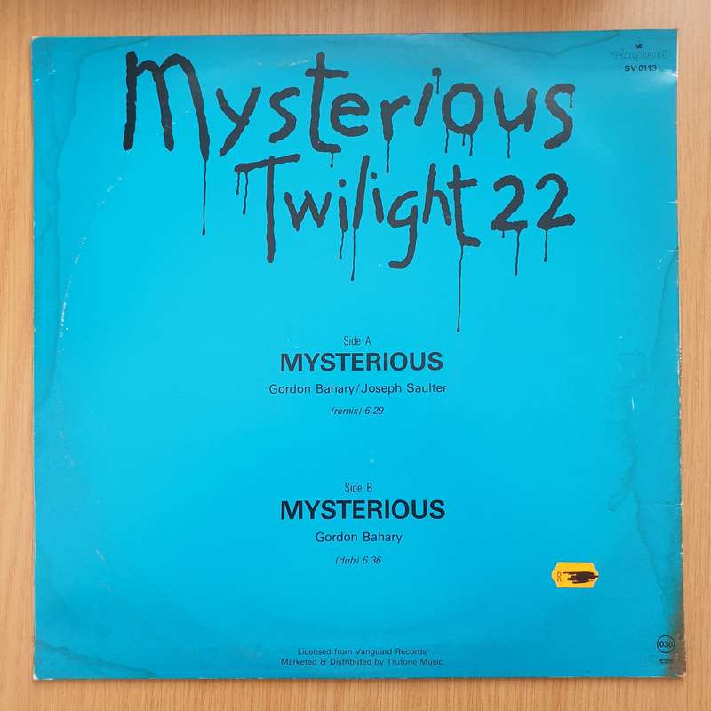 Gordon Bahary/Joseph Saulter - Mysterious Twilight 22  Vinyl LP Record - Very-Good+ Quality (V...