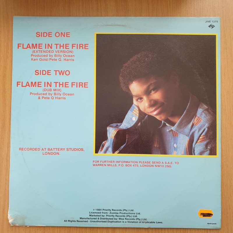 Warren Mills - Flame In the Fire  Vinyl LP Record - Very-Good+ Quality (VG+) (verygoodplus)