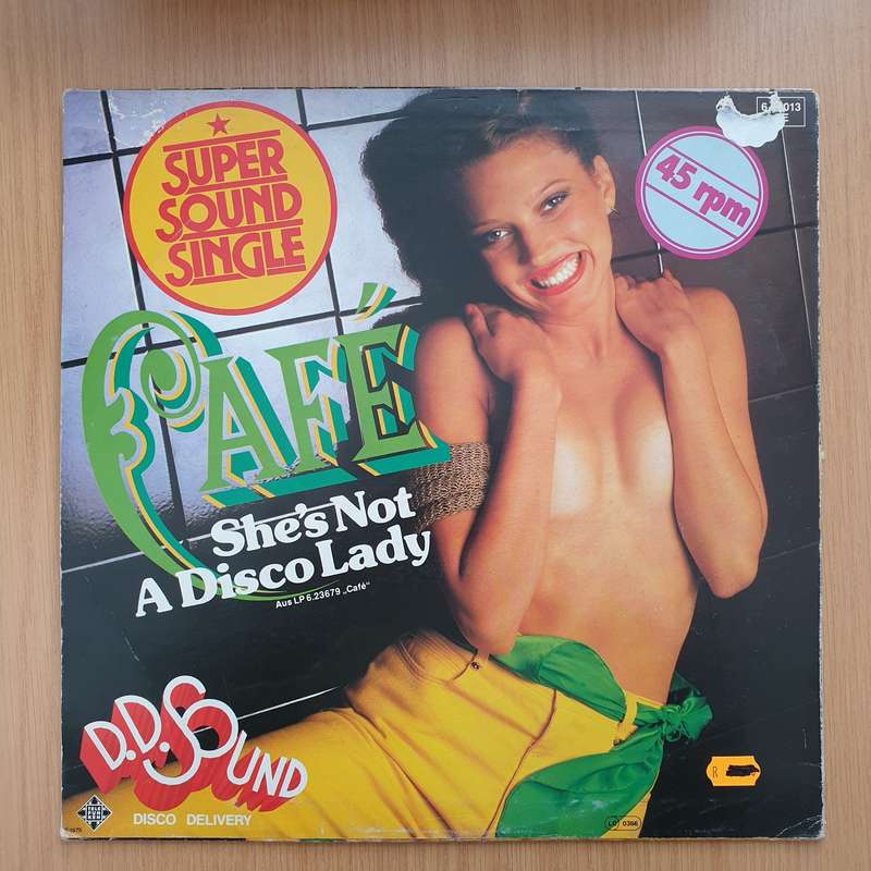 D.D. Sound Disco Delivery  Café / She's Not A Disco Lady  Vinyl LP Record - Very-Good+ Qua...