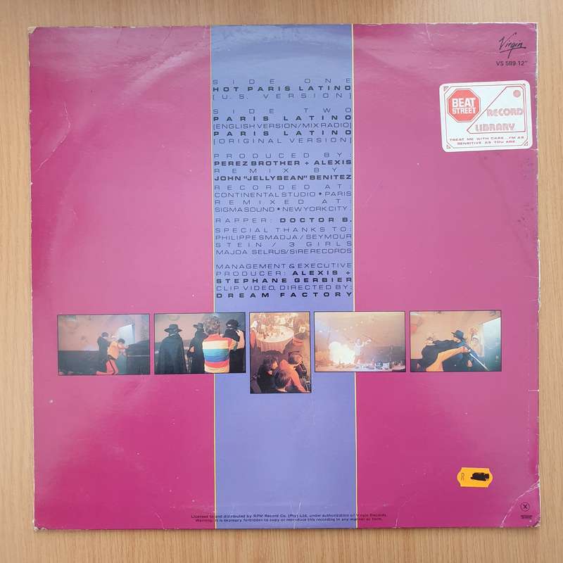 Bandolero  Paris Latino  Vinyl LP Record - Very-Good+ Quality (VG+) (verygoodplus)