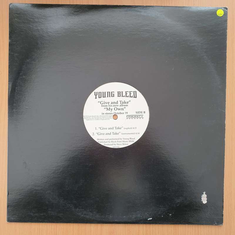 Young Bleed  Give And Take  Vinyl LP Record - Very-Good+ Quality (VG+) (verygoodplus)