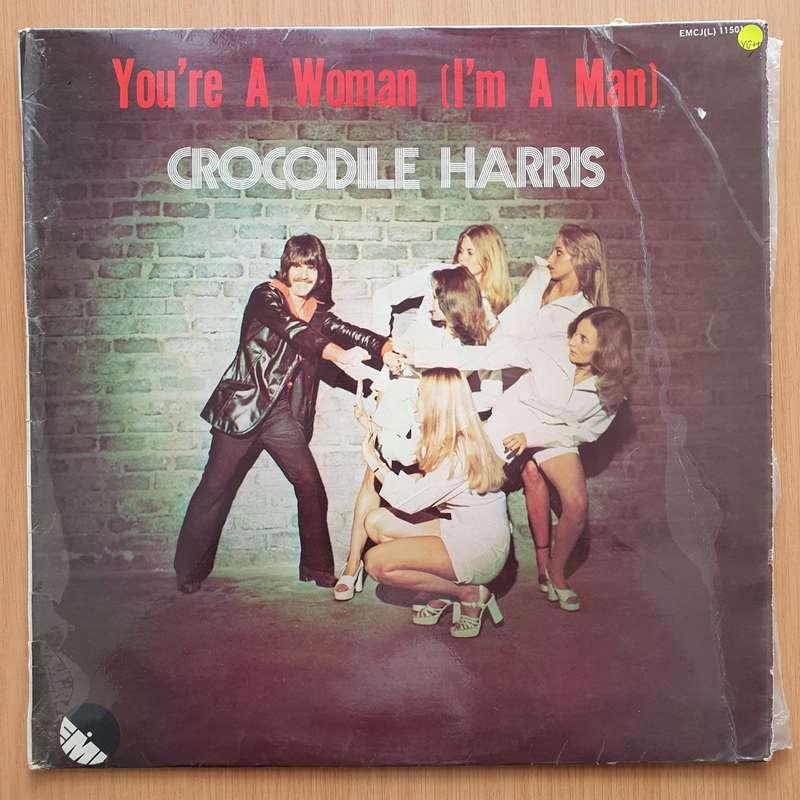Crocodile Harris  You're A Woman (I'm A Man) - Vinyl LP Record - Very-Good+ Quality (VG+)